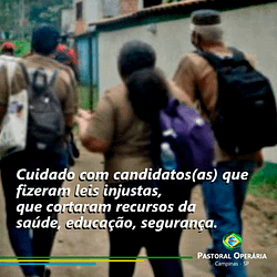 Mensagem da Pastaral Operária para as Eleições 2022