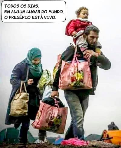 Todos os dias. Em algum lugar do mundo. O presépio está vivo.