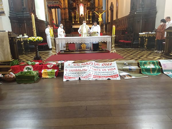 Missa 1º de maio de 2022 - Dia do trabalho - Pastoral Operária - Catedral de Campinas, SP